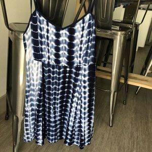 Tie dye mini dress